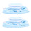 (Blue) 2pcs Cloth Ice Bag Cartoon Hot Cold Compress Yellow 2