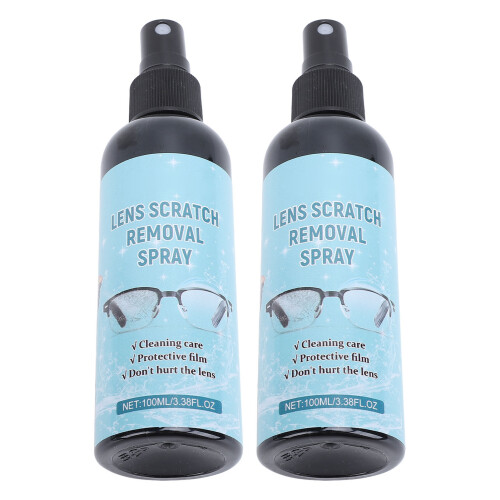 2x 100ml Anti-Fog Eyeglass Cleaner Spray 2