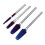 4pcs Nail Drill Bits Tungsten Carbide Manicure Gel Nail Kit 2