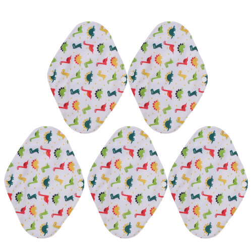 (T11) 5x Washable Sanitary Napkins 18x25cm