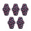 (T12) 5pcs Bamboo Charcoal Reusable Menstrual Pads M Size 18X25cm 1