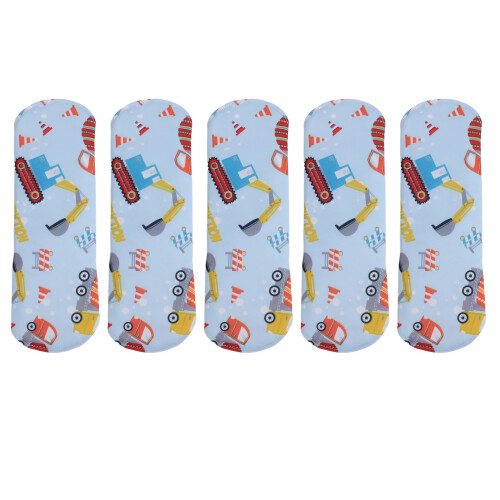 (B23) 5PCS Reusable Sanitary Napkins High Absorbent 18X25cm