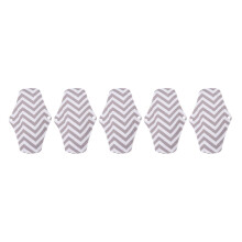 (B26) 5pcs Washable Sanitary Pads No Splice Waterproof Reusable Liner
