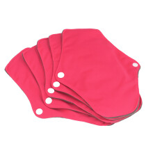 (111) 5PCS Reusable Waterproof Breathable Cloth Menstrual Pads for Women