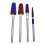 4pcs Nail Drill Bits Tungsten Carbide Manicure Gel Nail Kit 5