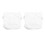 (White) 2pcs Kids Cloth Diaper Adjustable Waterproof Leakproof Snaps Black 1