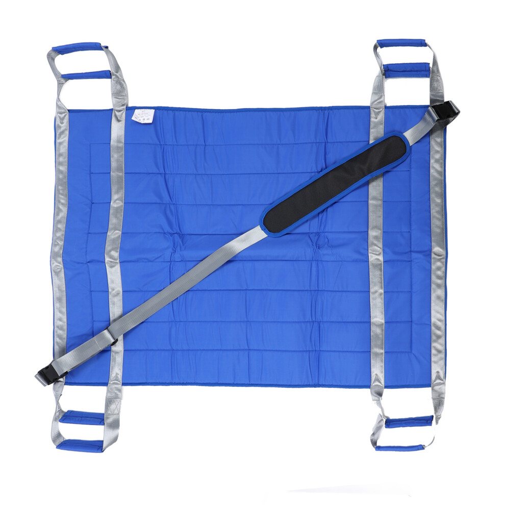 Patient Transfer Mat with Handles Double Layer Nylon Bedridden Elderly