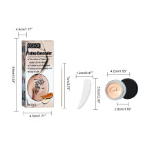 EELHOE Tattoo Concealer Set Scar Birthmark Cover-Up with Scoop Swab
