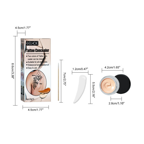 Tattoo-Abdeckset für Narben & Muttermale