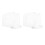 (White) 2pcs Kids Cloth Diaper Adjustable Waterproof Leakproof Snaps Black 3