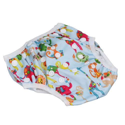 (T10) 2pcs Baby Swim Diapers Leakproof Adjustable Snap Waterproof 2