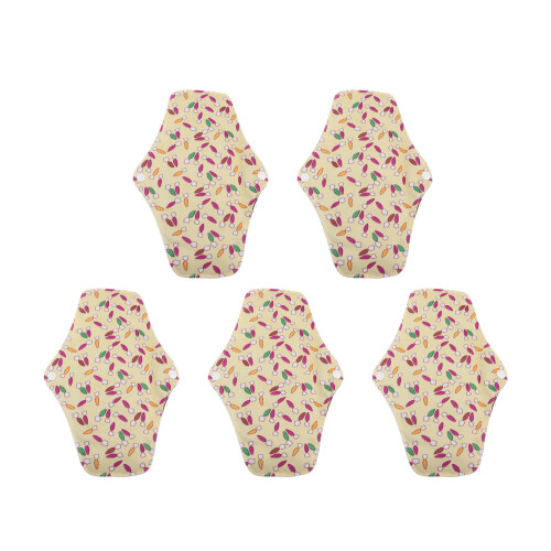 (T18) 5x Bambus-Kohle-Menstruationspads Superabsorbierend M T18 1