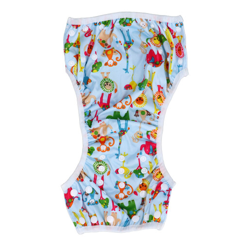 (T10) 2pcs Baby Swim Diapers Leakproof Adjustable Snap Waterproof 1
