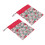 (T14) 2x Windelbeutel 30x40cm Doppeltasche Wasserdicht 5