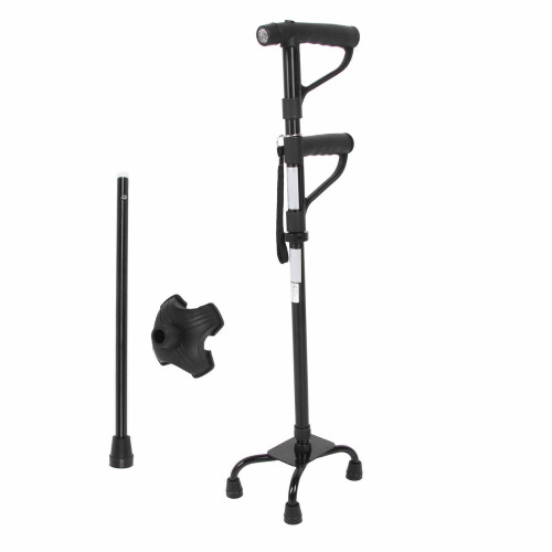 Quad Walking Cane Non-Slip Lightweight Ergo