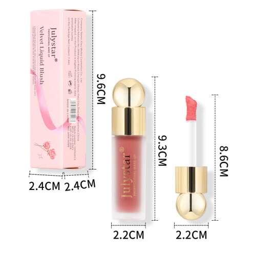 Julystar Matte Liquid Blush Tanning Pink 7.5ML
