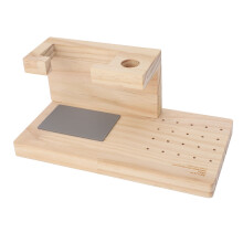 Holzhalter für Nagelfeilenbits 20 Löcher