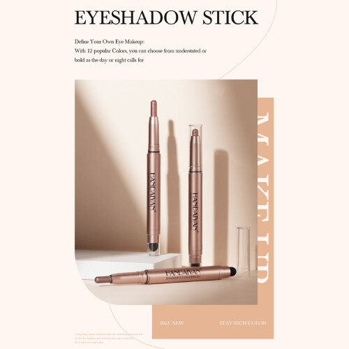 Farbverlauf-Augenstift Set Schimmer-Matt für Damen 1