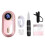 (Pink) Draagbare Elektrische Nagelboor Set Grijs 1