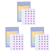 72pcs UV Detection Star Stickers for Outdoor Use