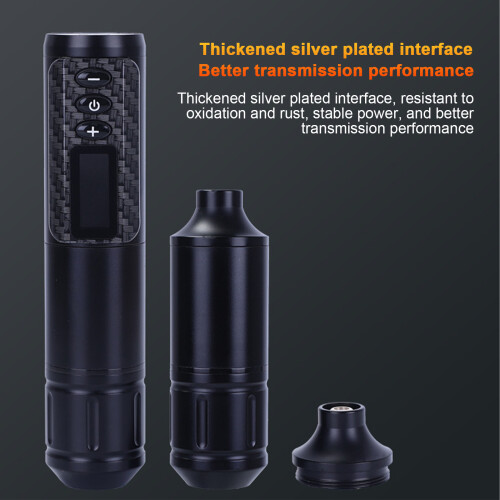 Draadloze Tattoo Pen Verstelbare Naad + Batterij + Tas 2