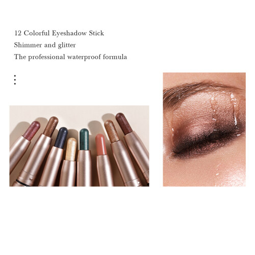 Farbverlauf-Augenstift Set Schimmer-Matt für Damen 2