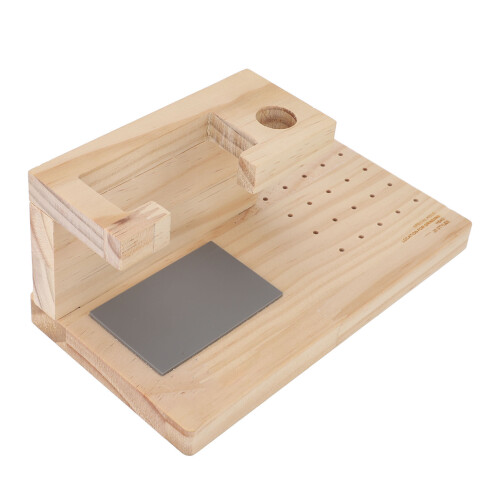 Holzhalter für Nagelfeilenbits 20 Löcher 1