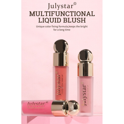 Julystar Matte Liquid Blush Tanning Pink 7.5ML 1