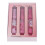 (Type A 3pcs 2g) 3pc Cute Bunny Shell Hydrating Lip Gloss Set 2g 1