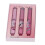 (Type B 3pcs 2g) 3pc Cute Bunny Shell Hydrating Lip Gloss Set 2g 1