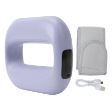 (Purple) Draagbare massagepistool diepe weefsels roze