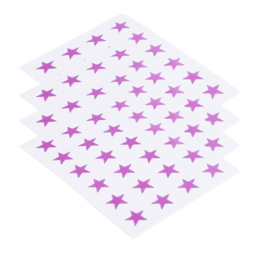 72pcs UV Detection Star Stickers for Outdoor Use 2
