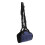 (Navy Blue) 2pcs Airplane Footrest No Clashing Adjustable Black 4