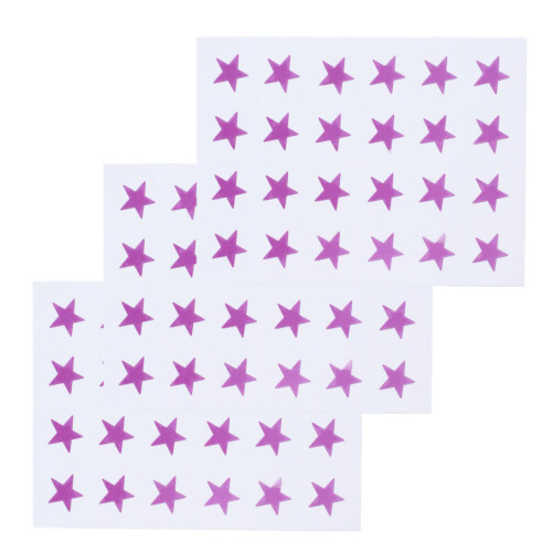 72pcs UV Detection Star Stickers for Outdoor Use 1