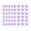 72pcs UV Detection Star Stickers for Outdoor Use 5