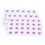 72pcs UV Detection Star Stickers for Outdoor Use 4