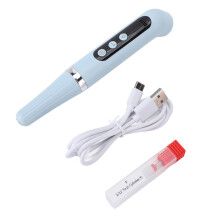 (Blue) 2-in-1 USB Oplaadbare UV Nagellamp & Boor Handheld