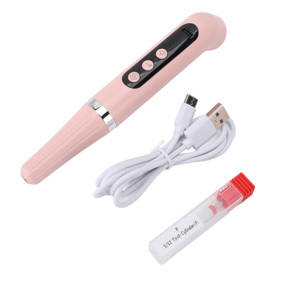 (Roseate) 2 in 1 USB Rechargeable UV Nail Lamp & Drill Handheld