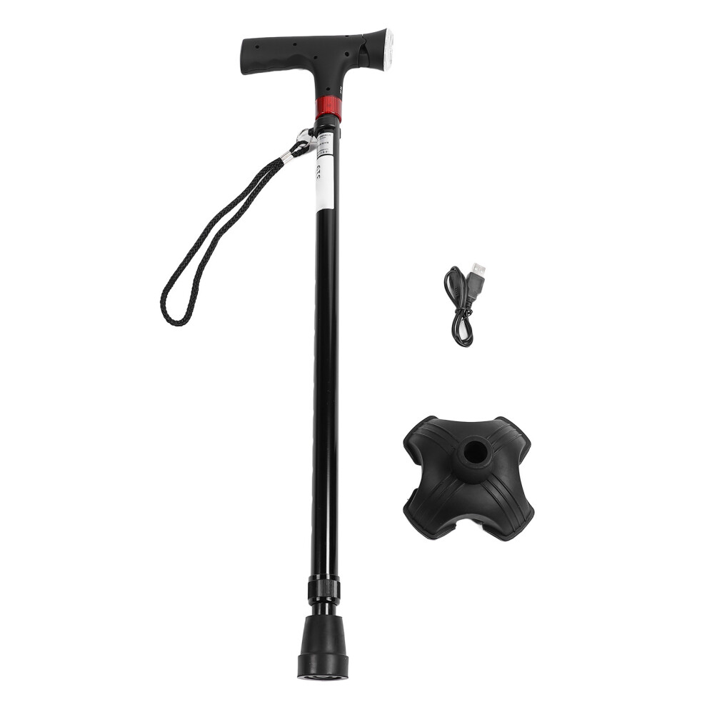 Light Folding Aluminium Walking Stick With For Elderly