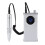 (White) Oplaadbare nageldrill 40000rpm met bit houder 2