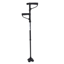 Adjustable Sit to Stand Cane Antislip LED Light Walking Stick