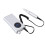 (White) Oplaadbare nageldrill 40000rpm met bit houder 3