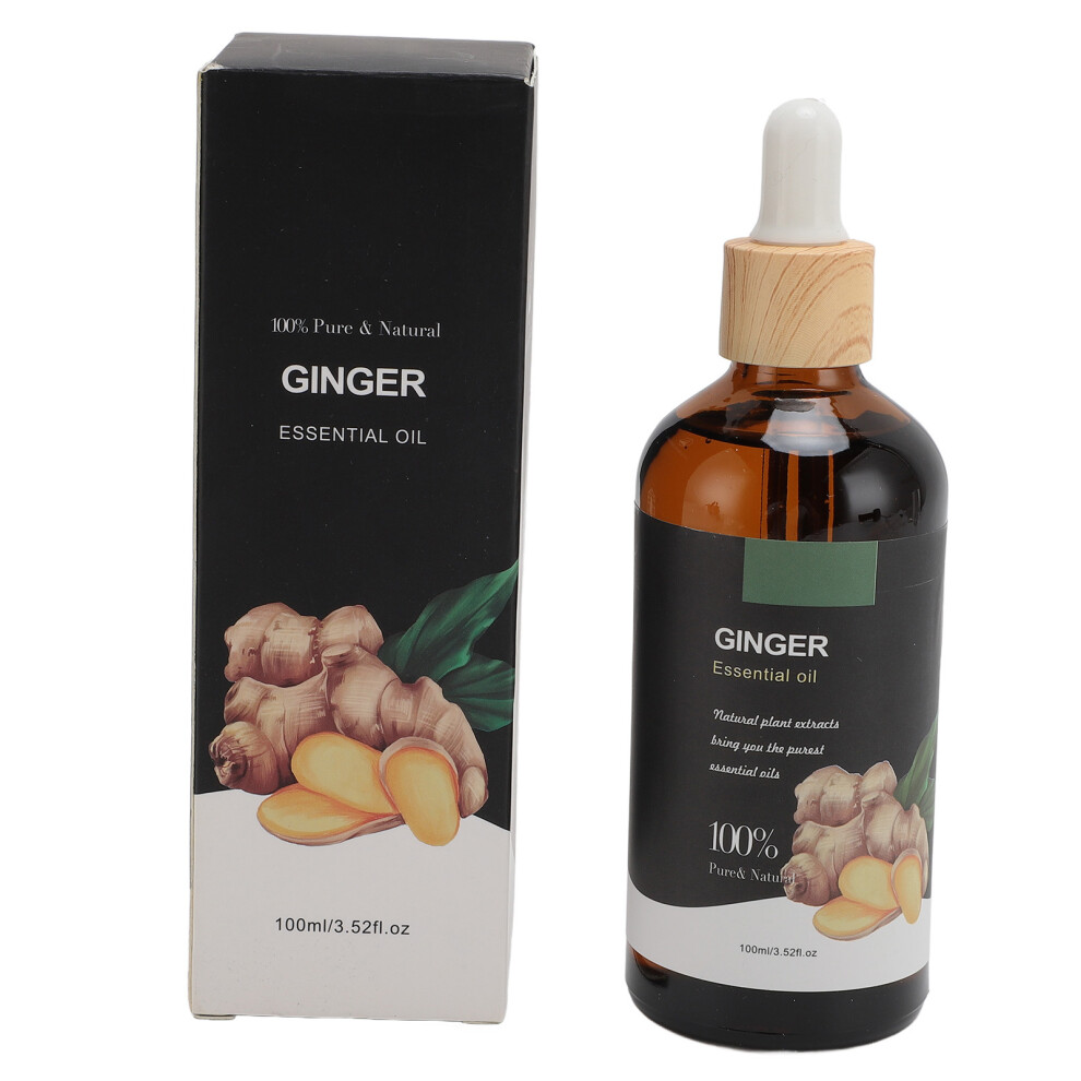 100ml Ginger Massage Oil Moisturising Stress Relief Aromatherapy