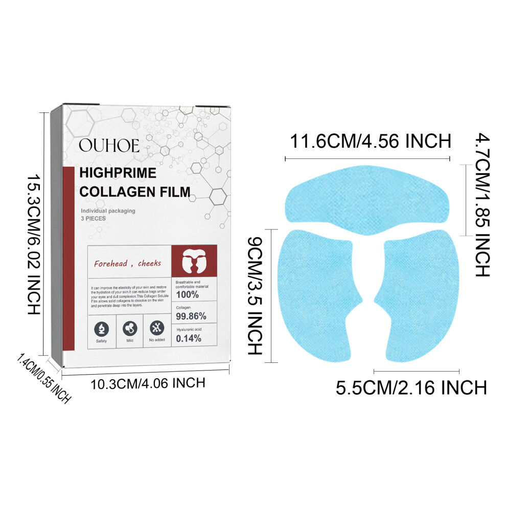 OUHOE Collagen Mask Fades Wrinkles Eye Bags Dark Circles Firms Skin