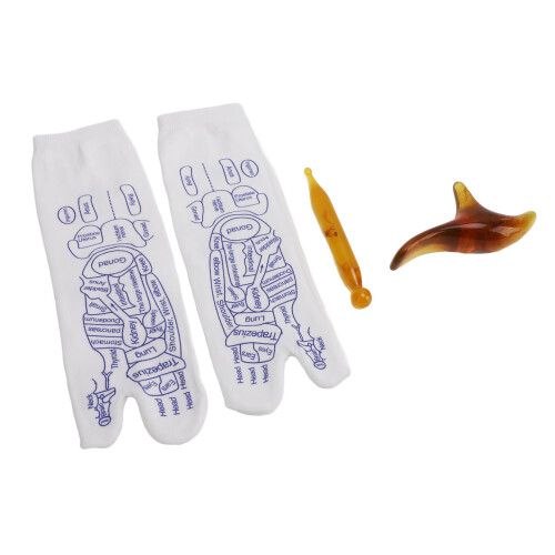Fußmassage-Socken Comfortable Skin-Friendly Amber L 1