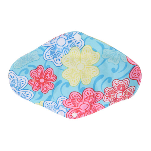 (T07) 5pcs Bamboo Charcoal Reusable Sanitary Napkin Waterproof Comfortable