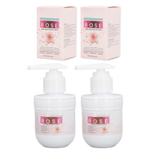 2x 100g Rosen-Antifalten-Körpercreme feuchtigkeitsspendend