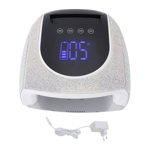 (EU Plug) 96W Kabellose UV-Nagellampe 4 Timer 42 LEDs Auto-Sensor