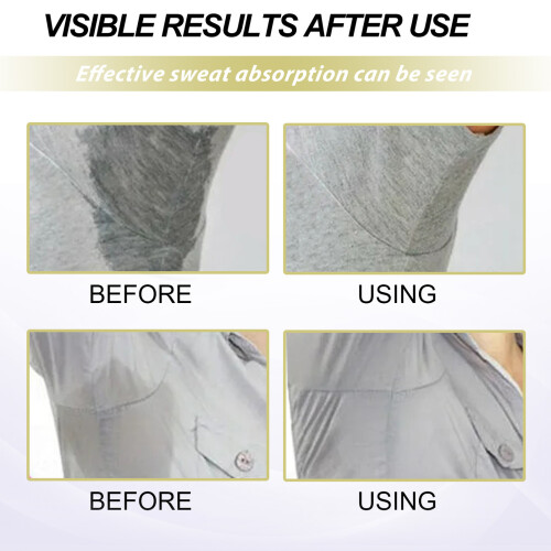 EELHOE 12PCS Disposable Underarm Patch Sweat Absorption Invisible 1