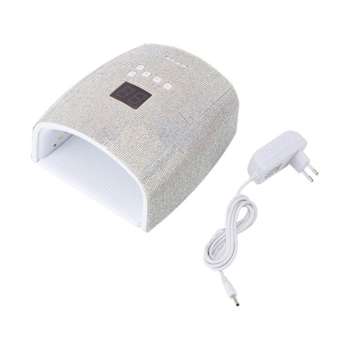 (EU Plug) 66W UV-Nagellampe mit 33 Chips, 4 Timer & abnehmbarer Schale